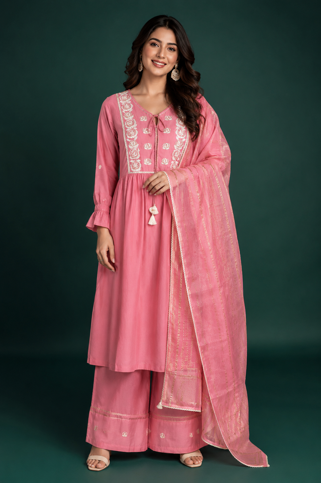 Blush pink salwar suit